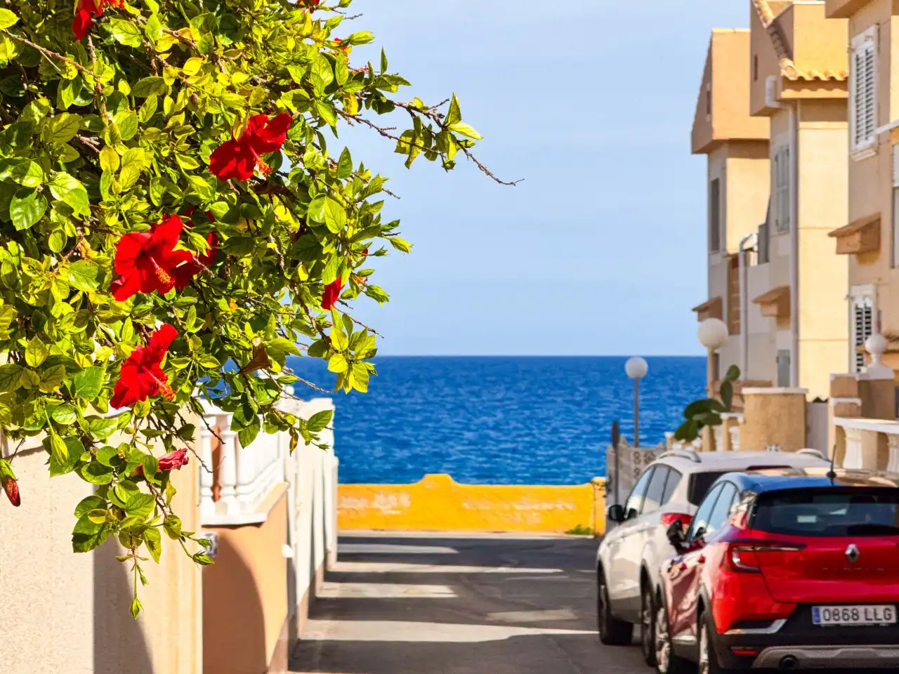 Vista exterior de Casa adosada en venda en Torrevieja amb Aire condicionat, Calefacció i Jardí privat