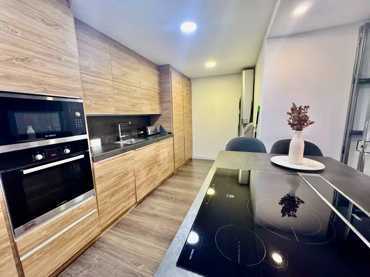 Kitchen of Flat for rent in Fuengirola  with Air Conditioner, Terrace and Swimming Pool