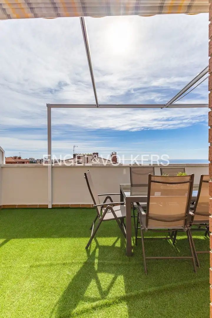 Terraza de Ático en venta en Mataró con Aire acondicionado, Calefacción y Parquet