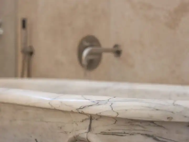 Bathroom of Flat for sale in  Madrid Capital  with Air Conditioner and Balcony