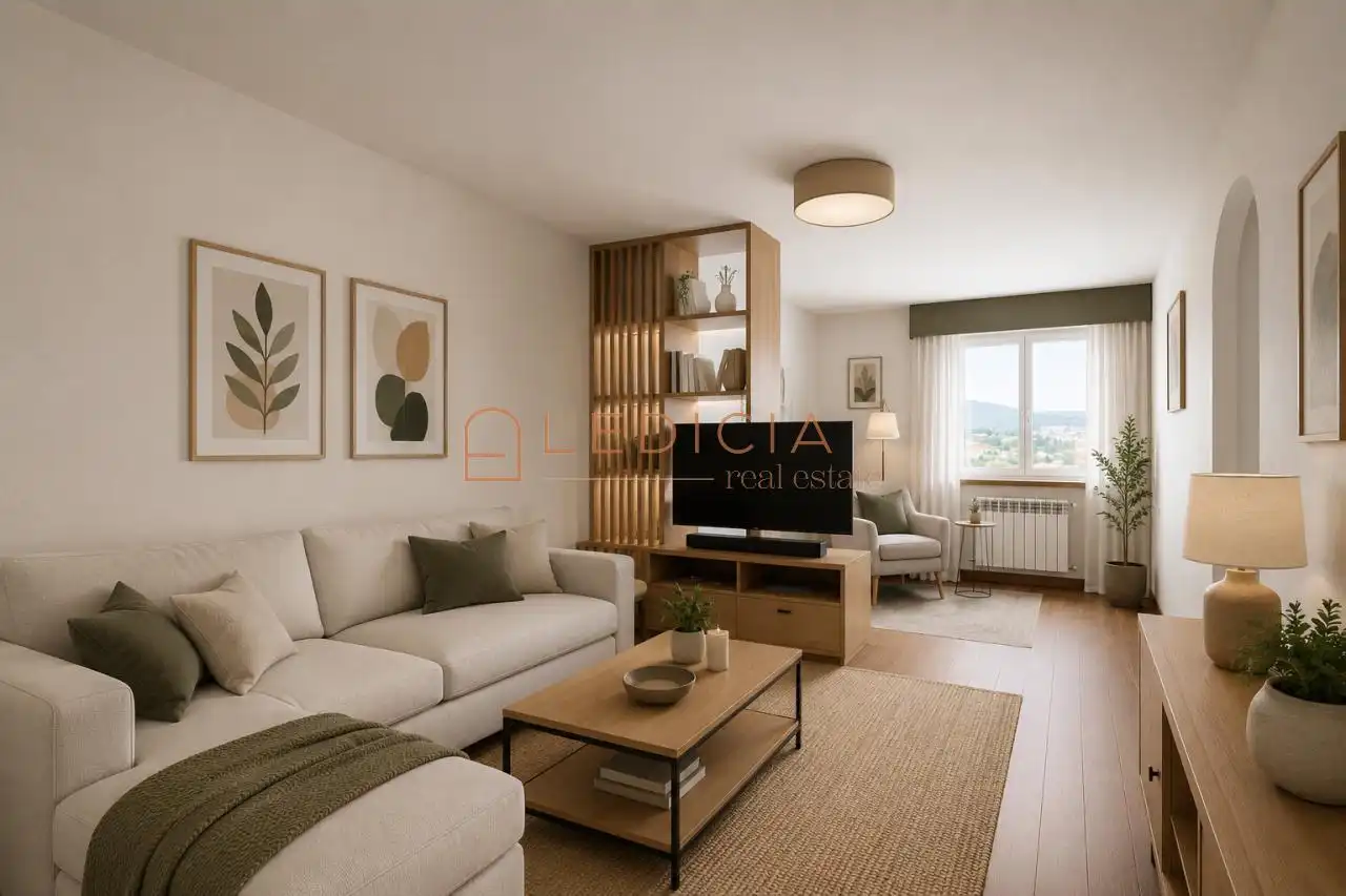 Living room of Houses for sale in Vigo   with Heating, Terrace and Storage room