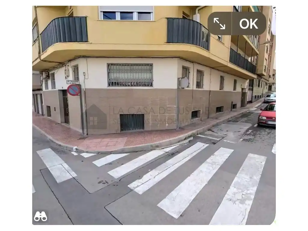 Vista exterior de Local en venta en Sax