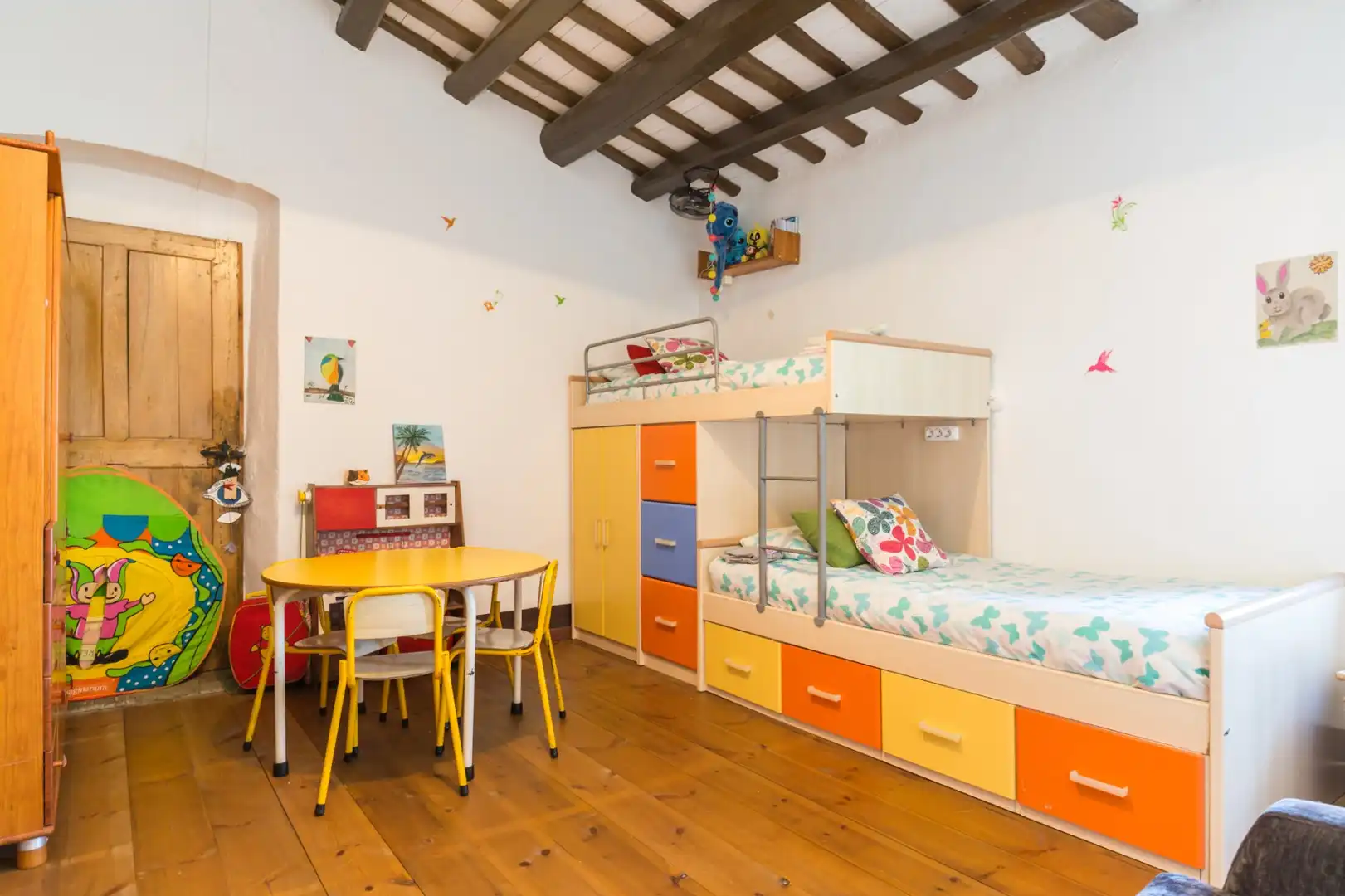 Habitación de Finca rústica en venta en Llagostera con Calefacción, Terraza y Trastero