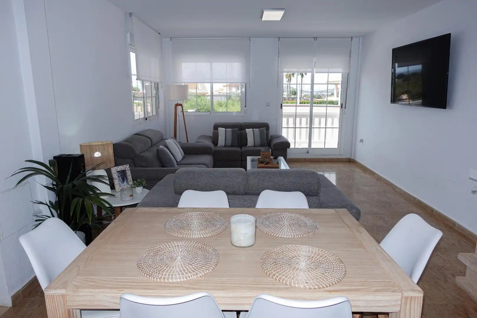 Living room of Houses for sale in La Manga del Mar Menor  with Air Conditioner, Heating and Private garden