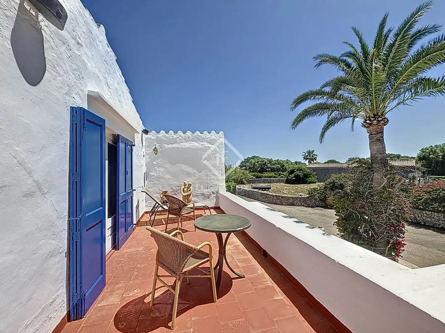 Terraza de Finca rústica en venta en Es Castell con Aire acondicionado, Calefacción y Jardín privado