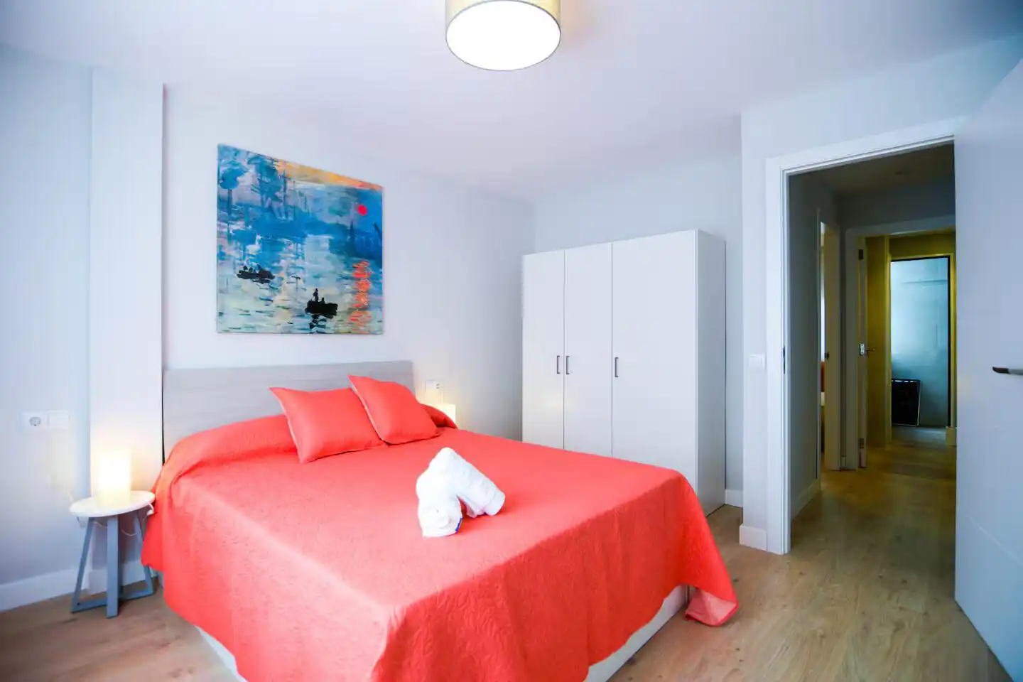 Bedroom of Flat for rent in Terrassa  with Air Conditioner and Furnished