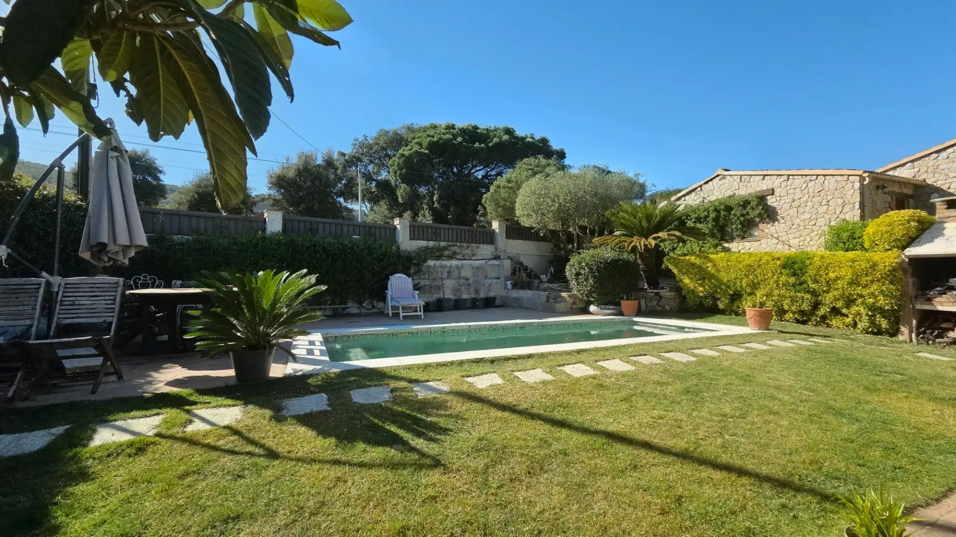 Piscina de Casa o xalet en venda en Llagostera amb Jardí privat i Piscina