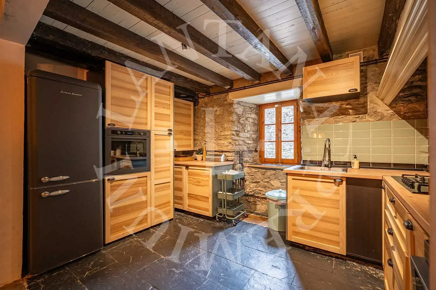 Cocina de Finca rústica en venta en Vielha e Mijaran con Calefacción, Jardín privado y Parquet