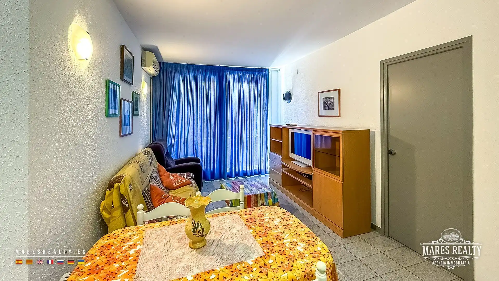 Living room of Flat for sale in Lloret de Mar  with Air Conditioner, Heating and Furnished