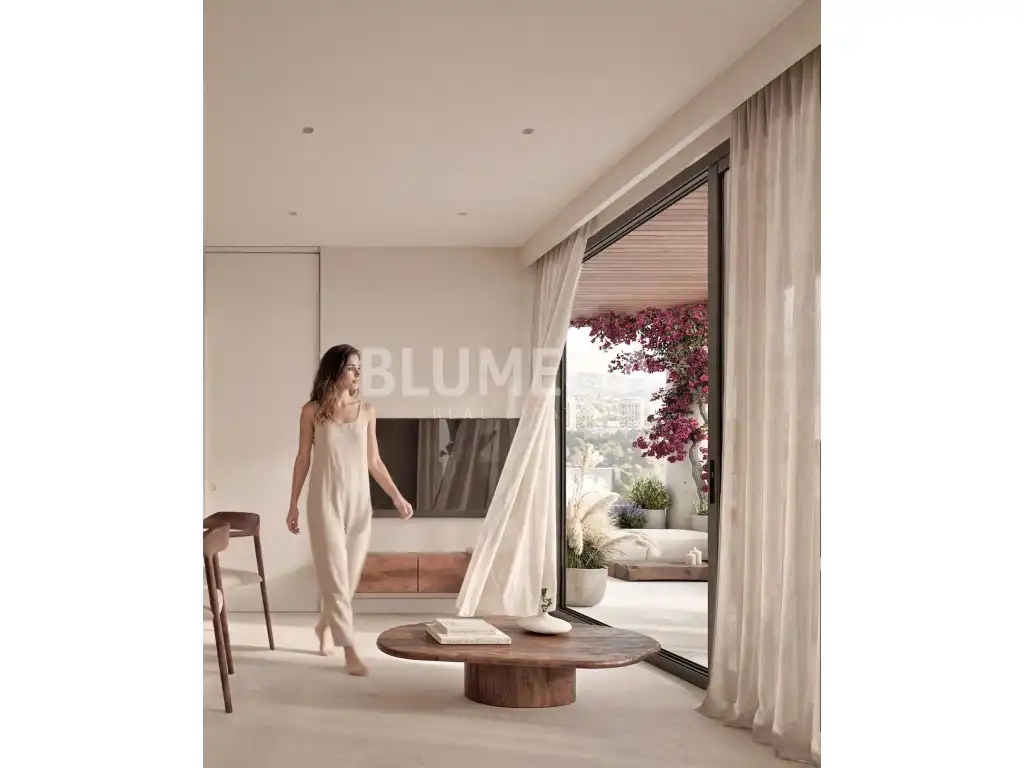 Sala de estar de Apartamento en venta en Calpe / Calp con Aire acondicionado, Calefacción y Jardín privado