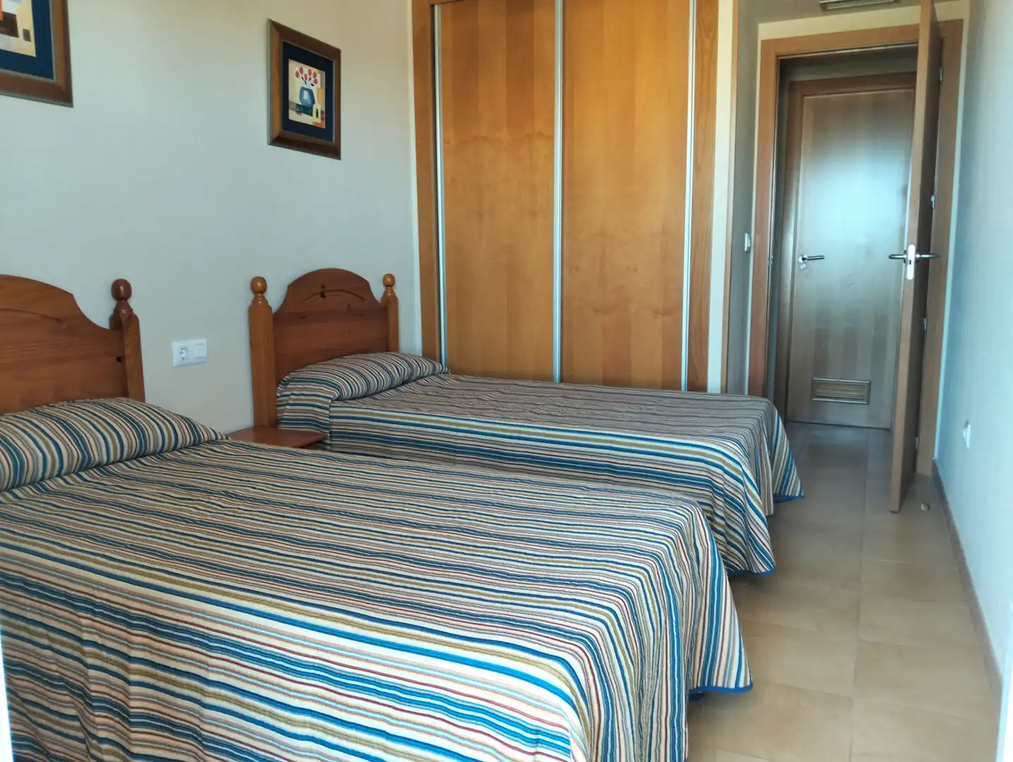 Bedroom of Flat for sale in La Manga del Mar Menor  with Air Conditioner, Heating and Private garden