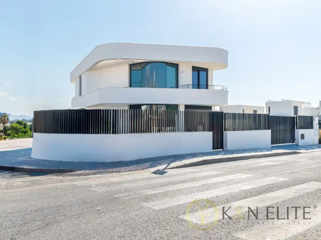 Exterior view of Houses for sale in Sant Joan d'Alacant  with Air Conditioner, Private garden and Terrace