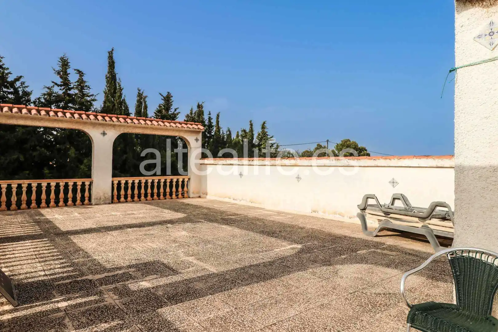 Vista exterior de Casa o chalet en venta en La Nucia con Aire acondicionado, Jardín privado y Terraza