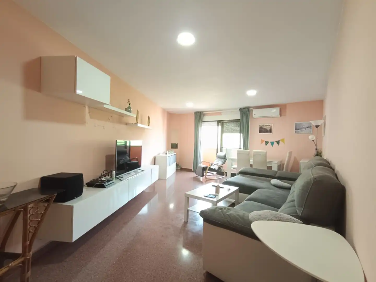 Living room of Flat for sale in Polop  with Storage room and Furnished