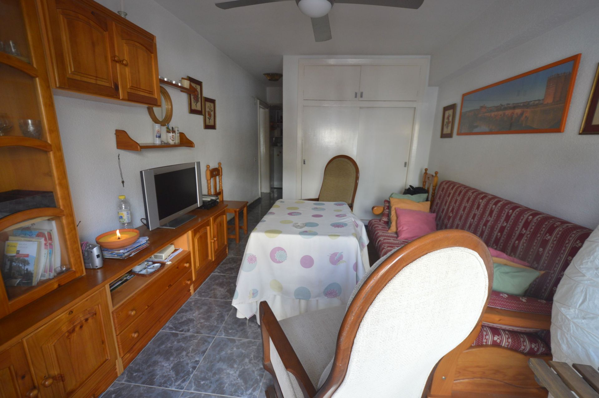 Dormitori de Apartament en venda en Benalmádena amb Terrassa, Moblat i Rentadora