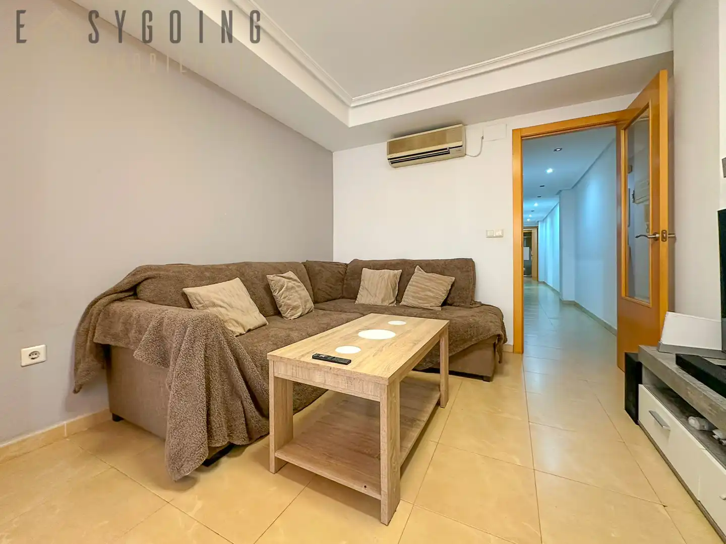 Sala de estar de Apartamento en venta en Santa Pola con Aire acondicionado, Terraza y Trastero