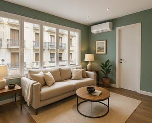 Living room of Flat for sale in  Madrid Capital  with Air Conditioner and Heating