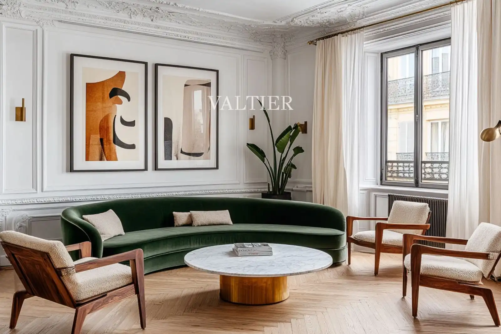 Sala de estar de Piso en venta en Madrid con Aire acondicionado y Amueblado