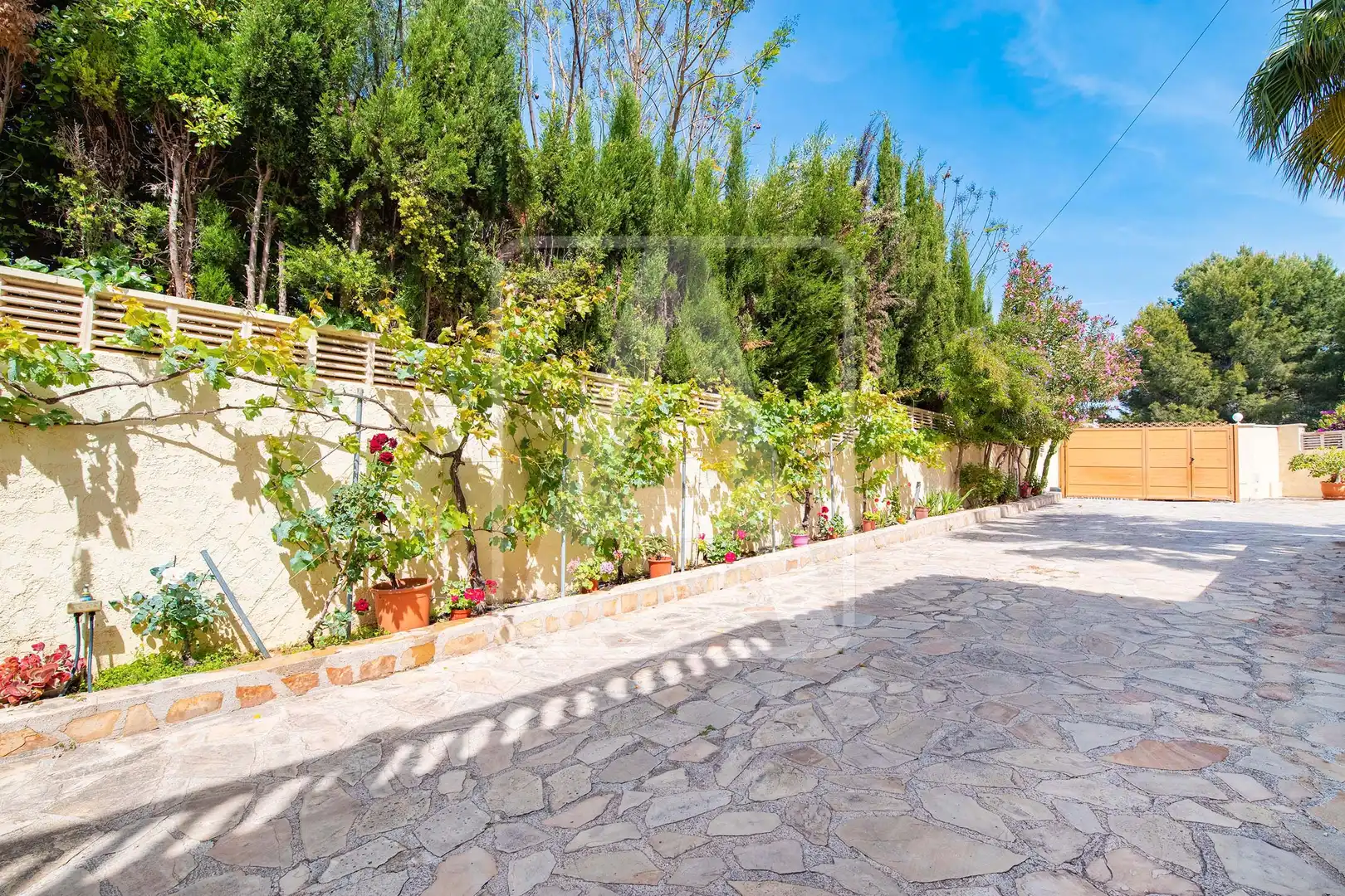 Garden of Houses for sale in Calpe / Calp  with Air Conditioner, Private garden and Terrace