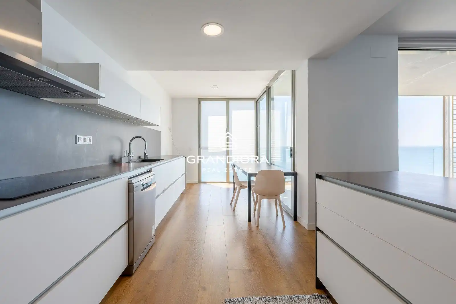 Kitchen of Attic for sale in Mataró  with Air Conditioner, Terrace and Swimming Pool
