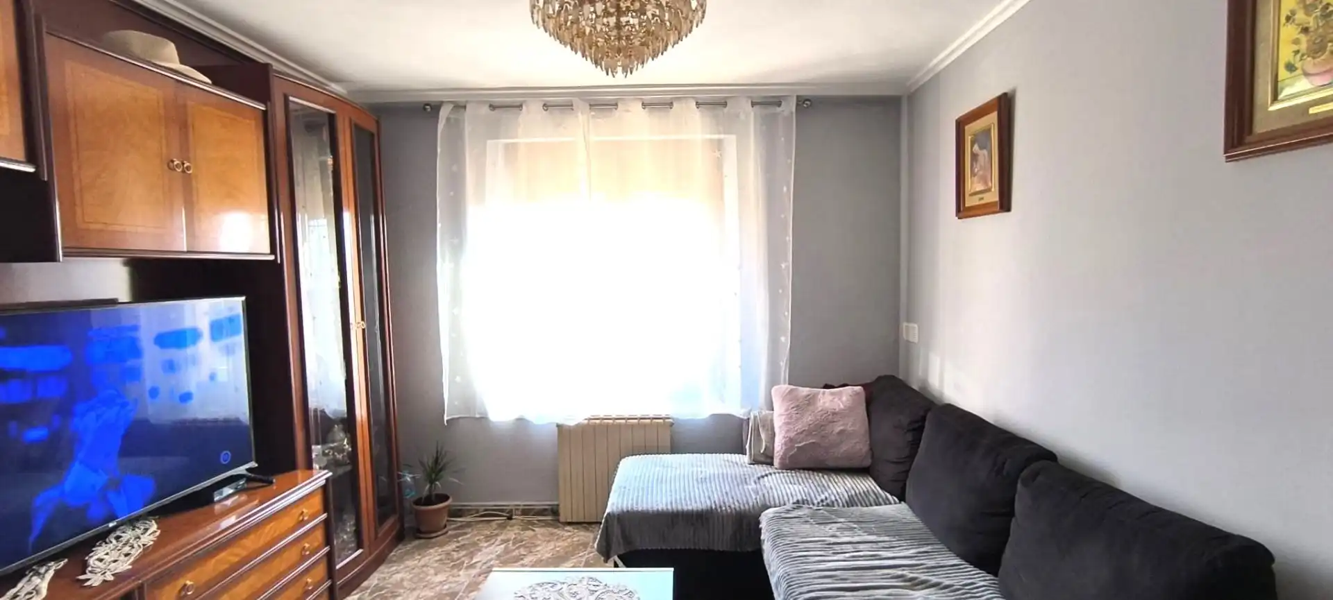 Sala de estar de Casa o chalet en venta en Ausejo con Calefacción, Terraza y Trastero