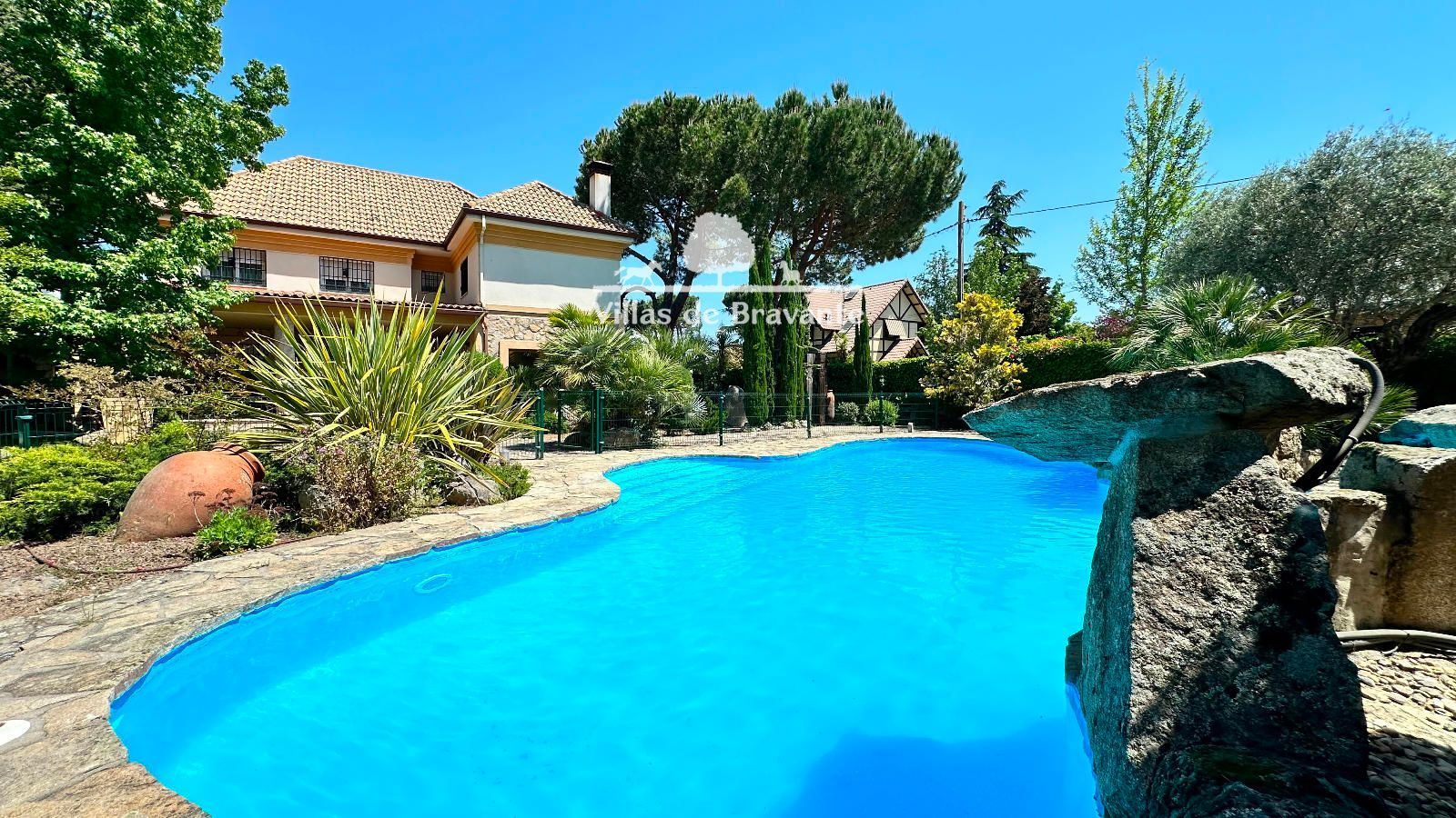 Garden of House or chalet for sale in Galapagar  with Heating, Parquet flooring and Terrace