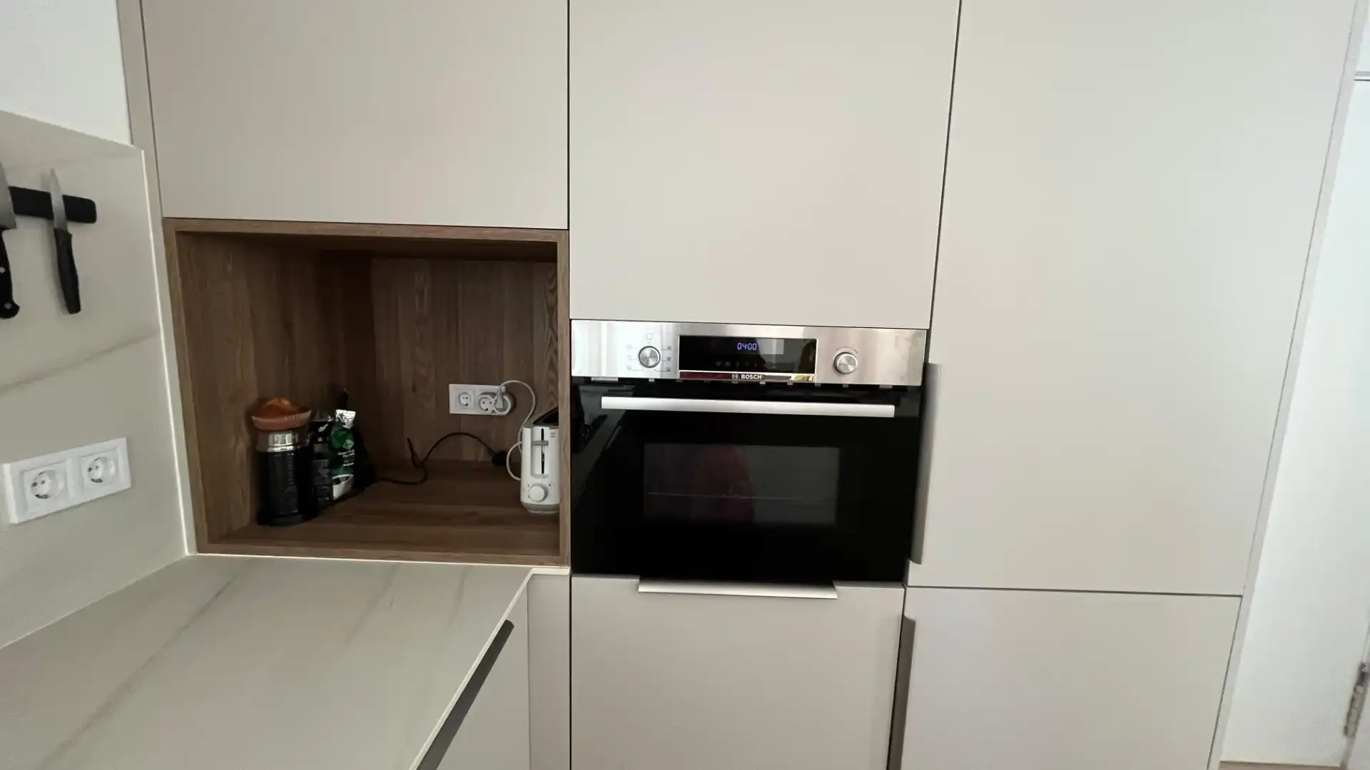 Küche von Wohnung zur Miete in Madrid mit Klimaanlage, Möbliert und Ofen