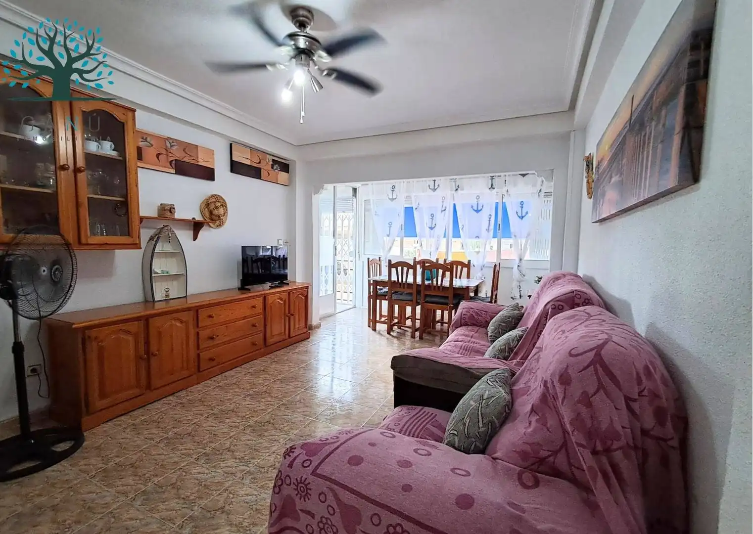 Living room of Apartments for sale in Mazarrón  with Terrace and Furnished