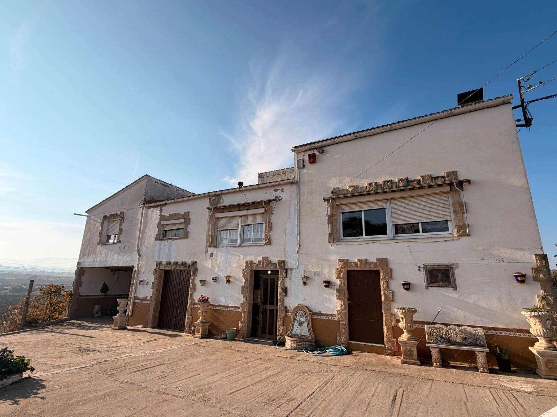 Exterior view of House or chalet for sale in Les Borges Blanques  with Heating and Private garden