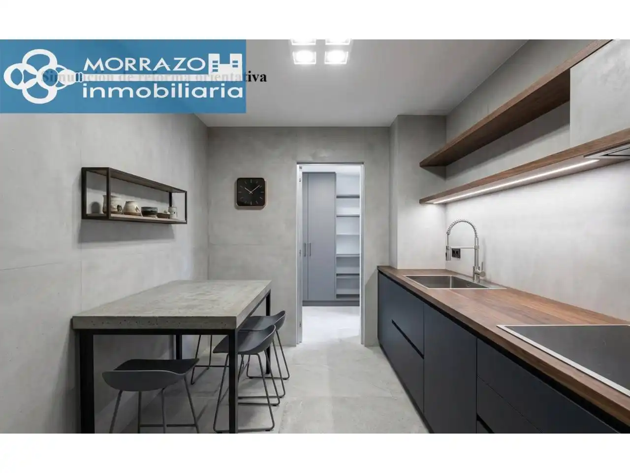Cocina de Piso en venta en Bueu con Terraza, Trastero y Balcón