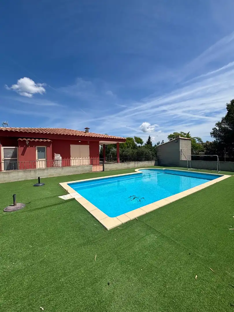 Swimming pool of Houses for sale in Catadau  with Air Conditioner, Private garden and Terrace
