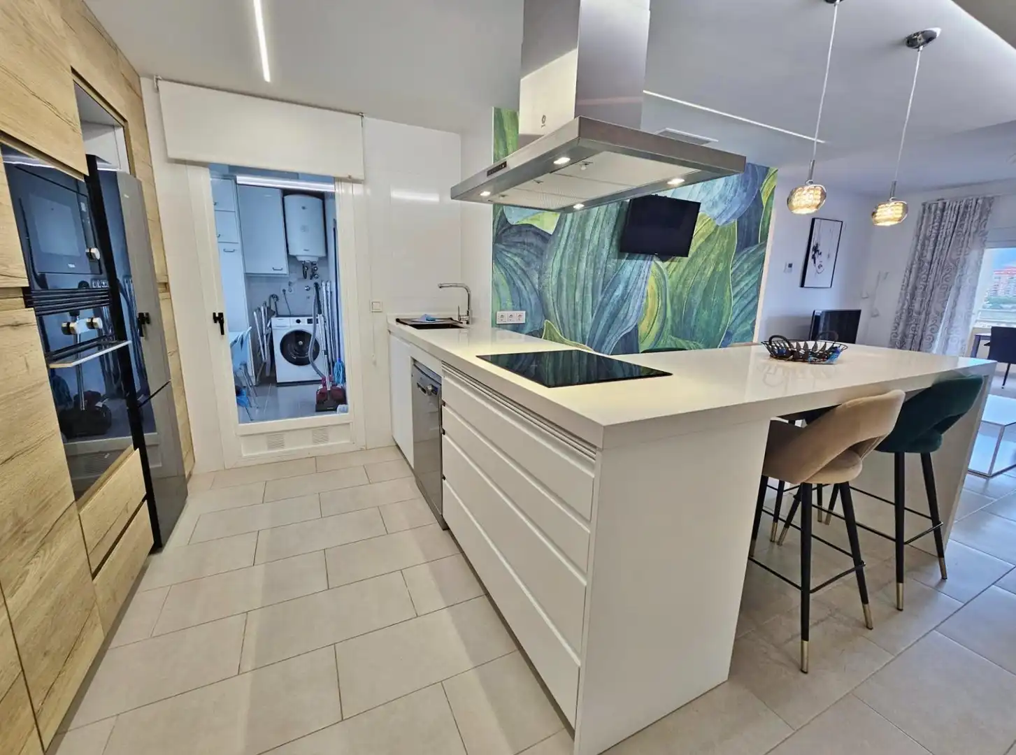 Kitchen of Flat for sale in El Campello  with Air Conditioner, Terrace and Storage room