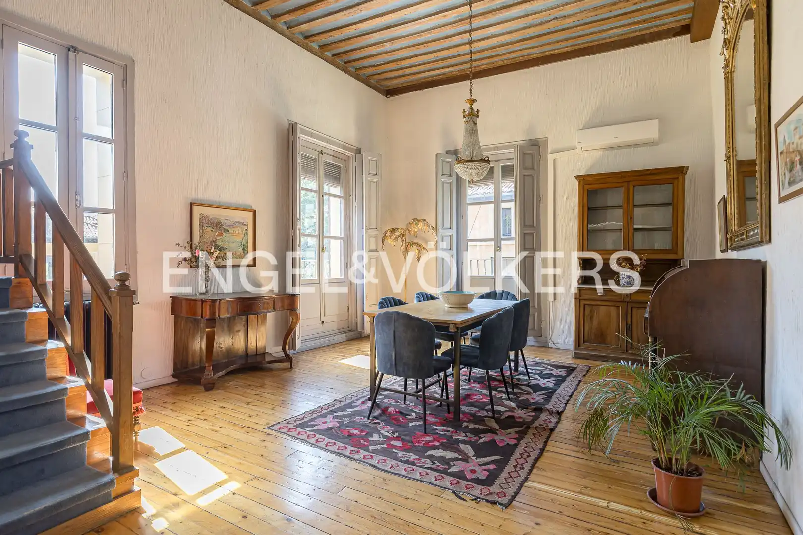 Esszimmer von Wohnung zur Miete in Madrid mit Klimaanlage, Heizung und Abstellraum