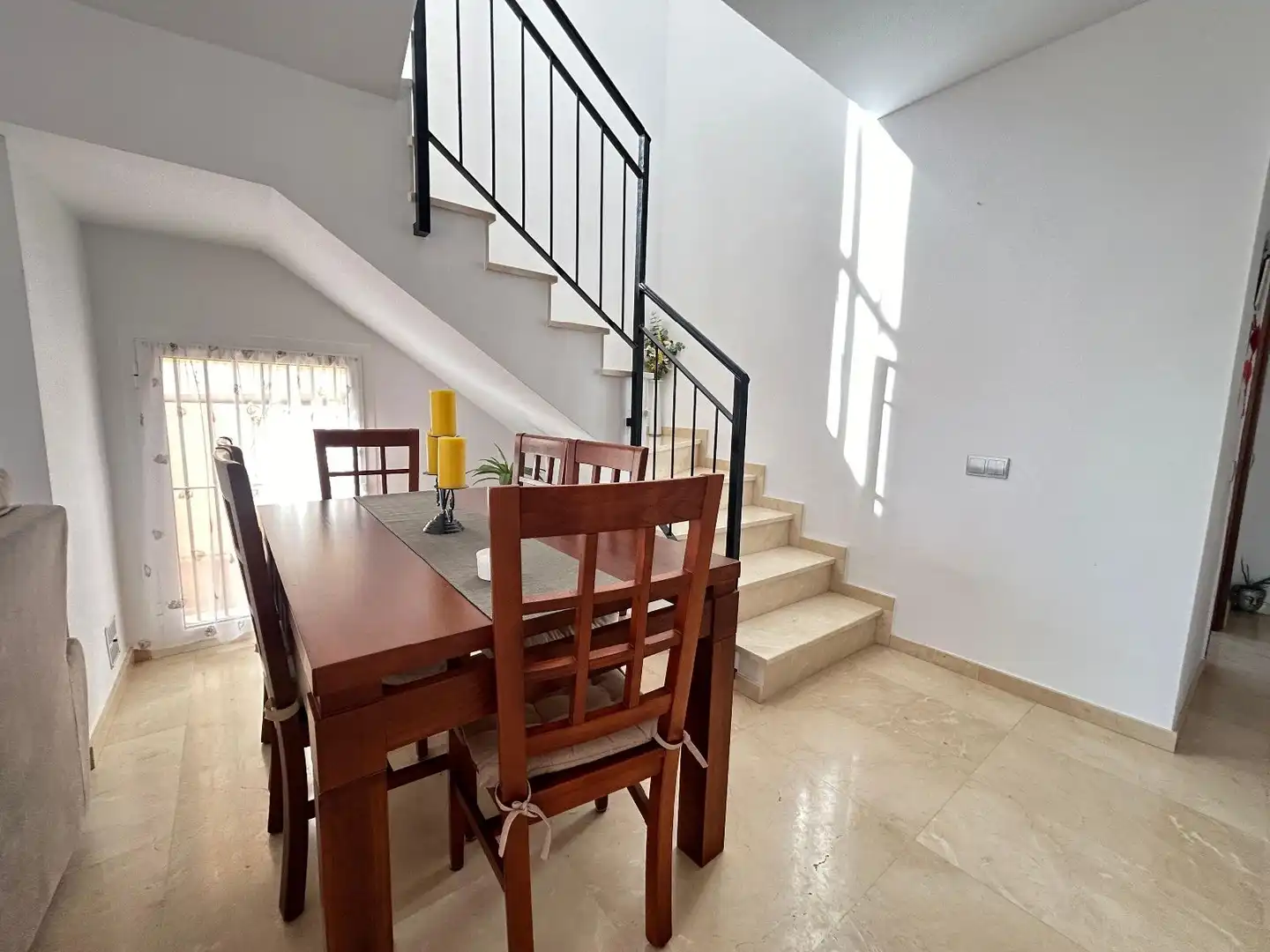 Esszimmer von Maisonette zum Verkauf in Vera mit Klimaanlage, Privatgarten und Terrasse