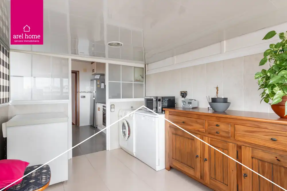 Kitchen of Attic for sale in Esplugues de Llobregat  with Air Conditioner