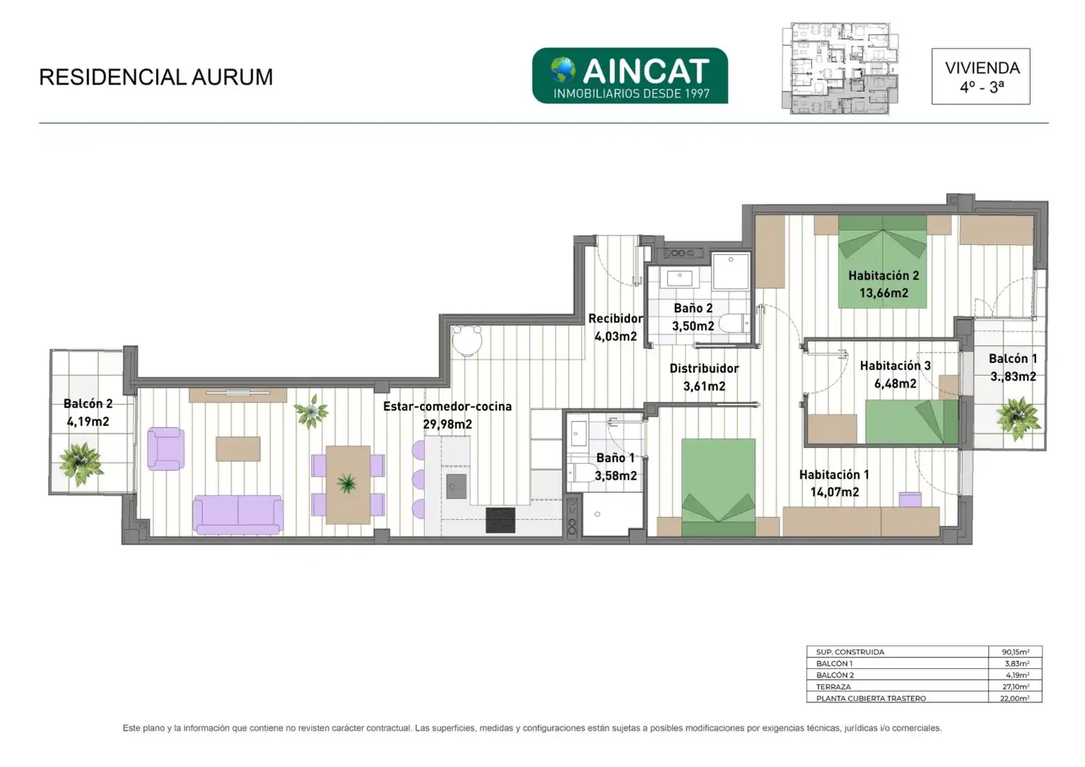 Piso con terraza en venta en Viladecans - Calle SANT CLIMENT