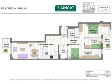 Flat with balcony for sale in Viladecans - Calle SANT CLIMENT