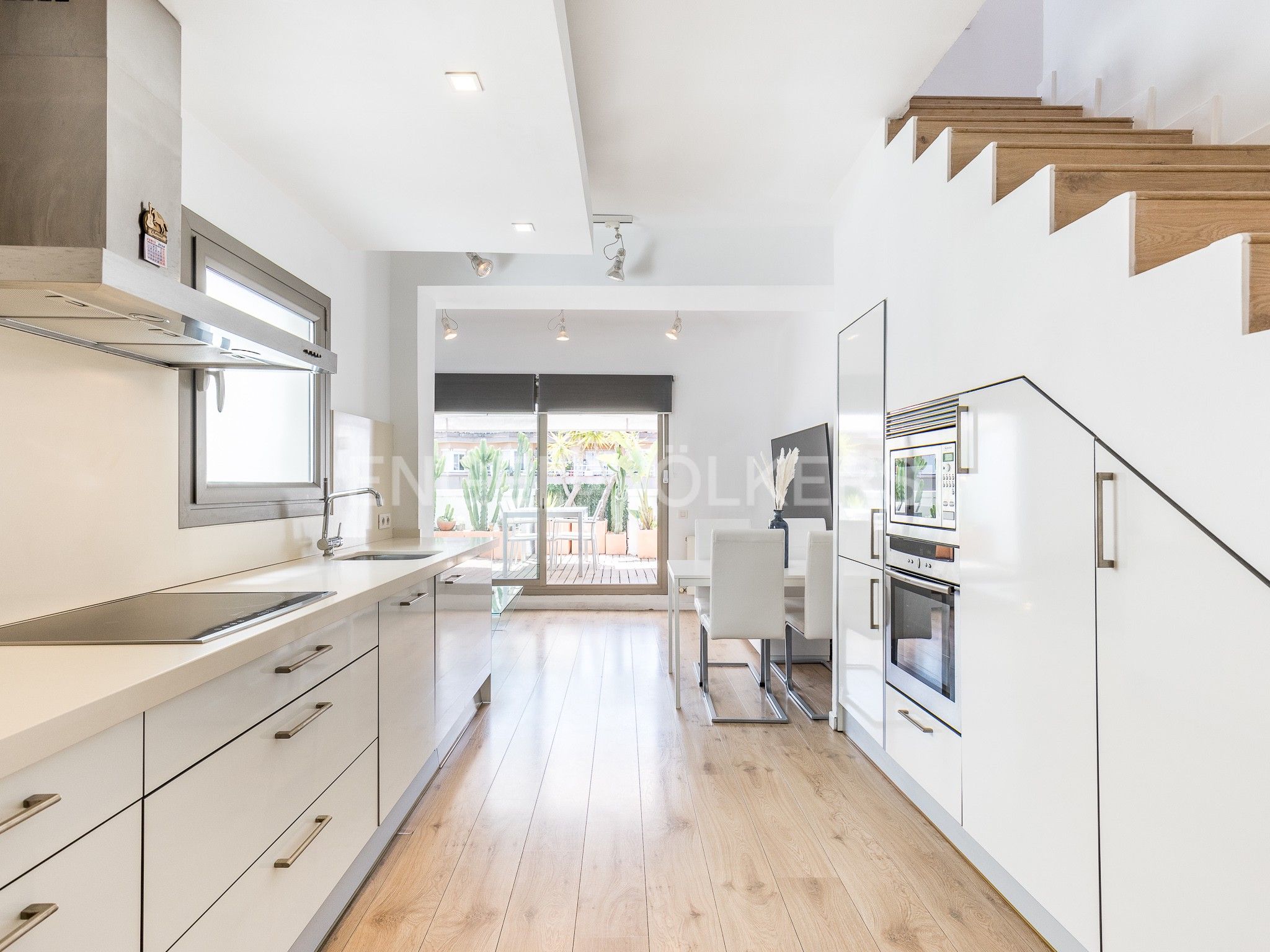 Kitchen of Attic to rent in  Barcelona Capital  with Air Conditioner, Heating and Parquet flooring
