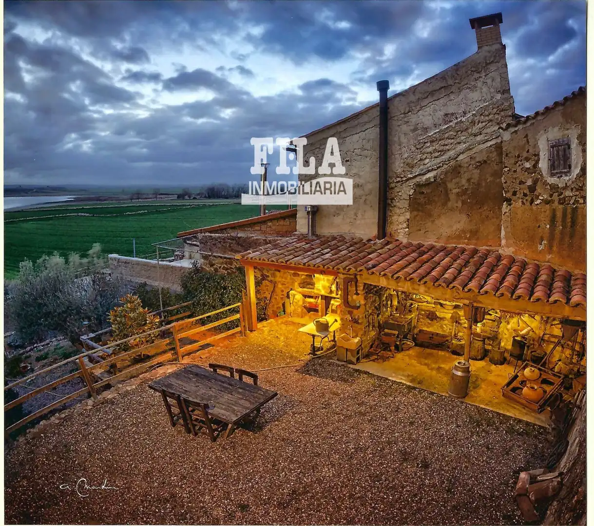 Terraza de Casa o chalet en venta en Gallocanta con Calefacción, Terraza y Amueblado
