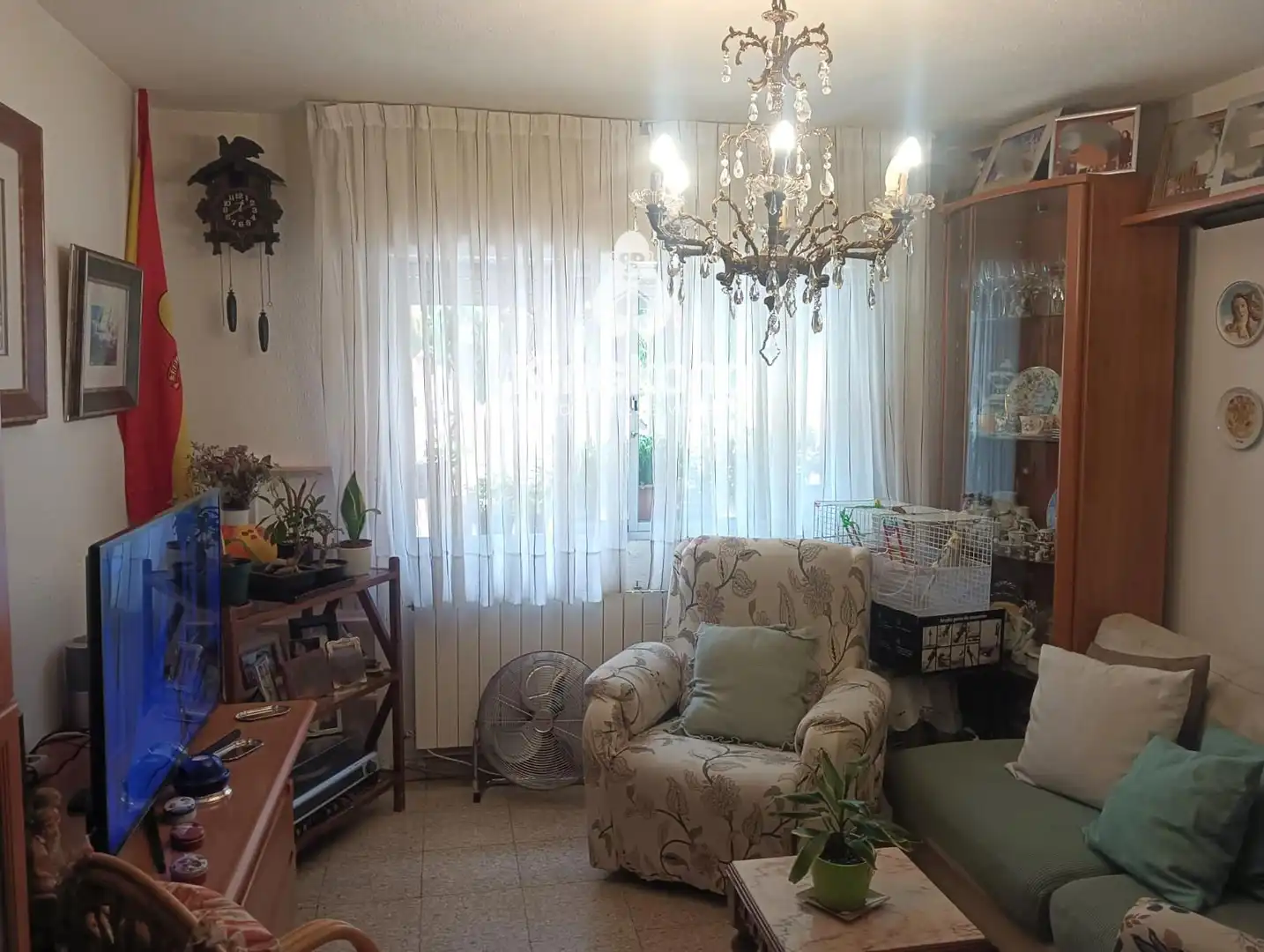Sala de estar de Piso en venta en Alcobendas con Calefacción, Terraza y Amueblado
