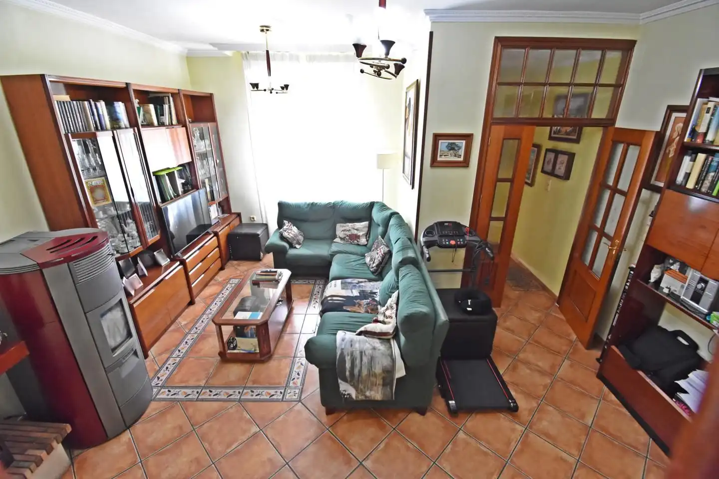 Wohnzimmer von Haus oder Chalet zum Verkauf in Olmedo mit Heizung