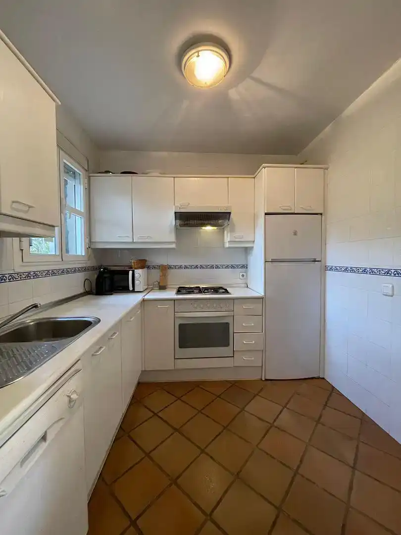 Küche von Wohnung zur Miete in Islantilla mit Klimaanlage und Schwimmbad
