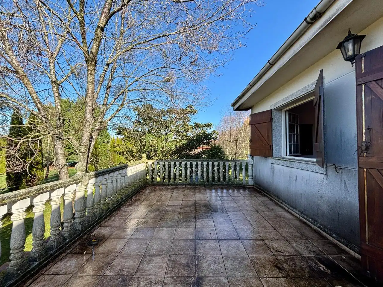 Vista exterior de Casa o chalet en venta en Silleda con Calefacción, Jardín privado y Parquet