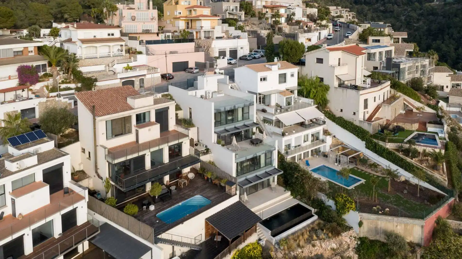 Vista exterior de Casa o chalet en venta en Sitges con Calefacción, Jardín privado y Terraza