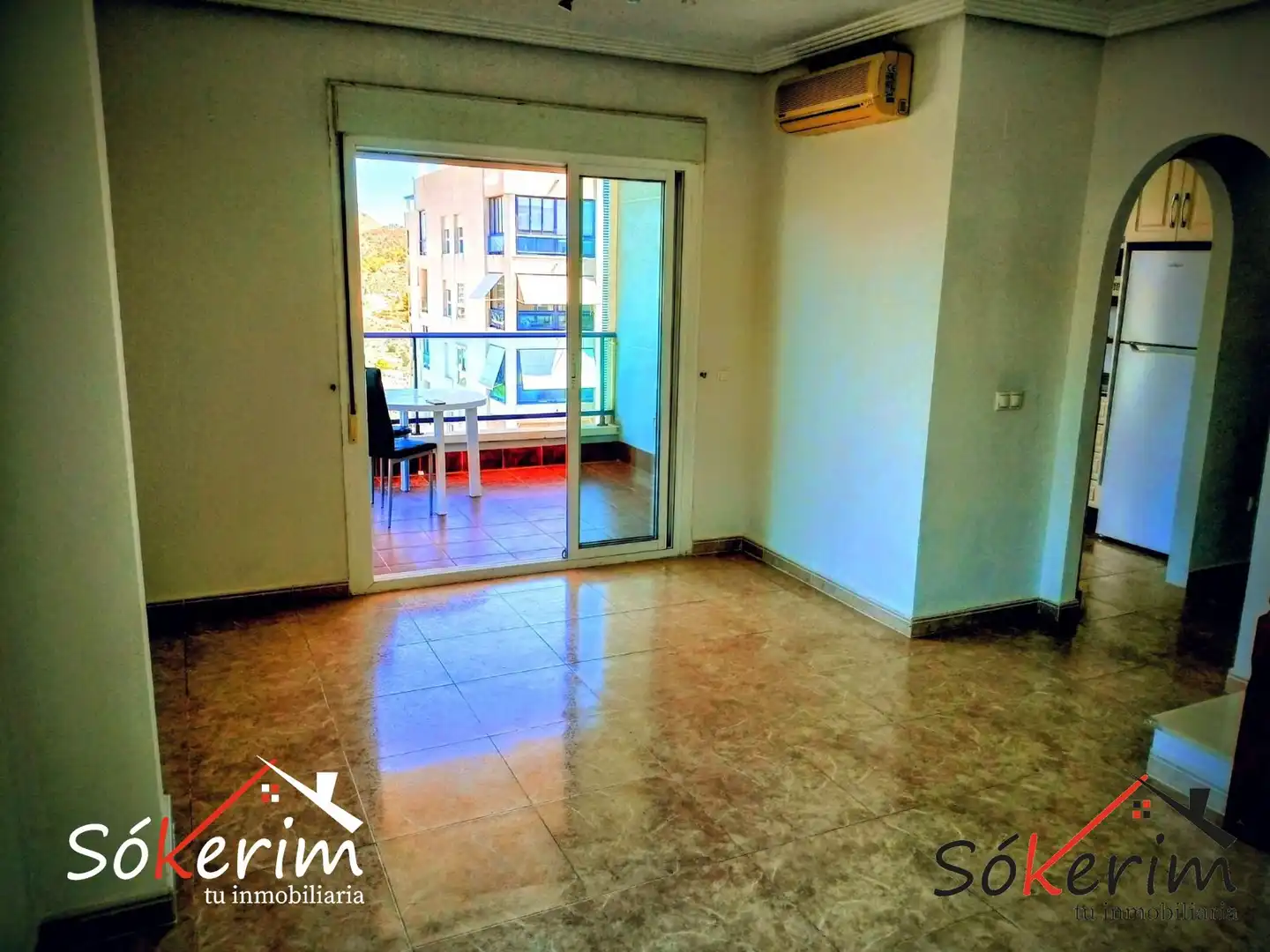 Terraza de Piso en venta en Villajoyosa / La Vila Joiosa con Aire acondicionado, Calefacción y Jardín privado