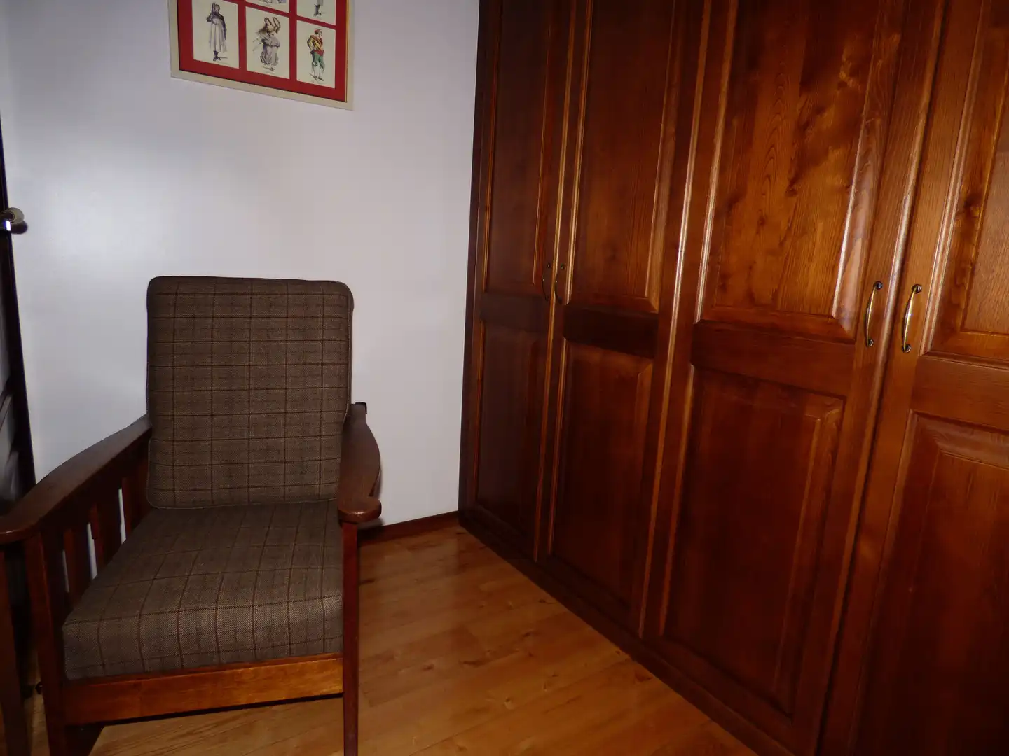 Schlafzimmer von Haus oder Chalet zum Verkauf in As Neves   mit Privatgarten, Terrasse und Ofen