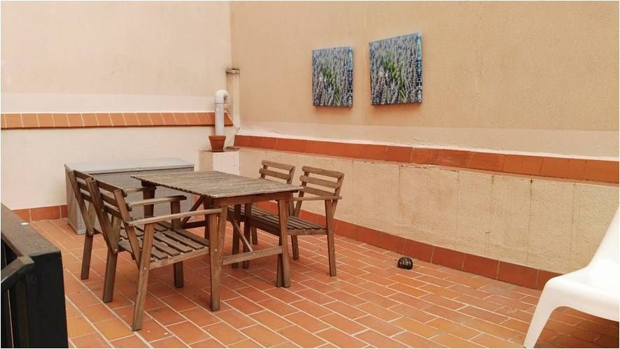 Terrace of Apartment to rent in  Barcelona Capital  with Air Conditioner, Heating and Parquet flooring