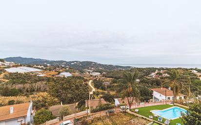 Vista exterior de Casa o xalet en venda en Sant Cebrià de Vallalta amb Aire condicionat, Terrassa i Balcó