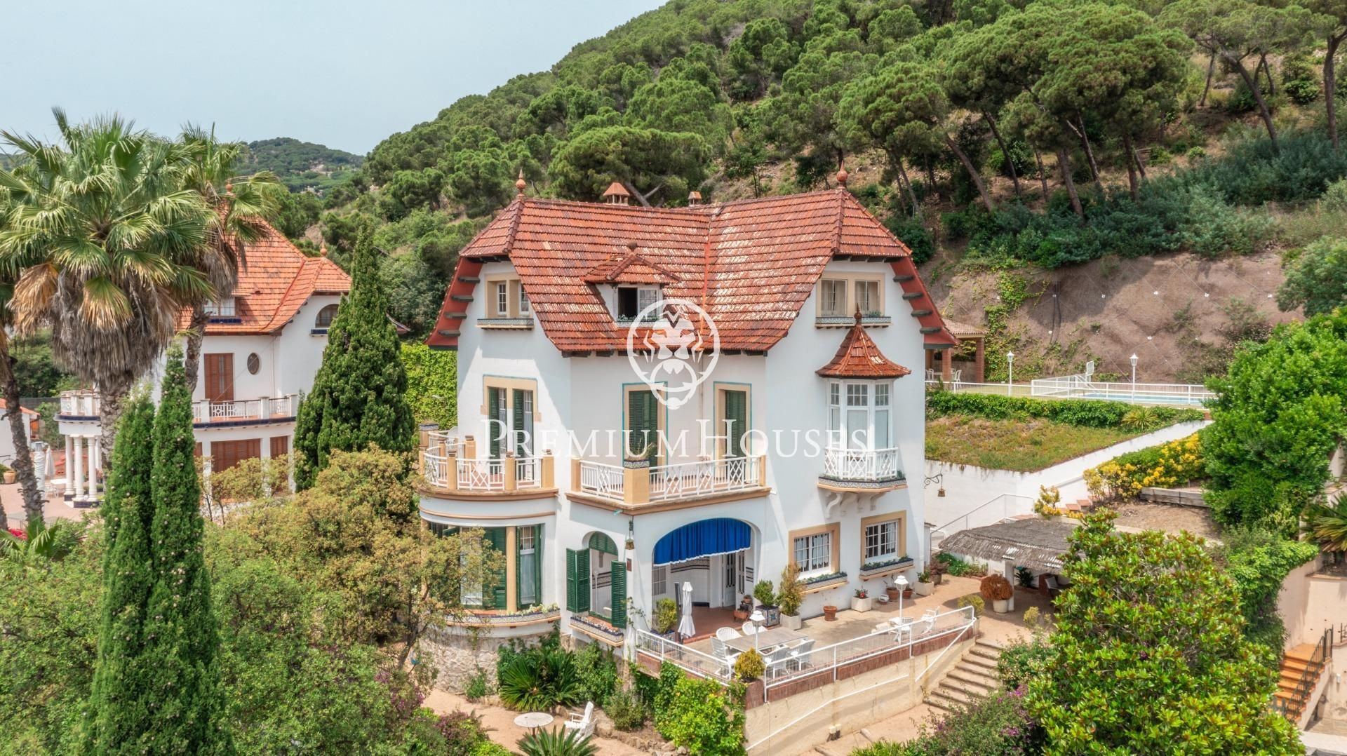 Vista exterior de Casa o xalet en venda en Sant Andreu de Llavaneres amb Calefacció, Jardí privat i Terrassa