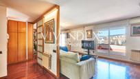 Living room of Attic for sale in  Barcelona Capital  with Air Conditioner, Heating and Terrace